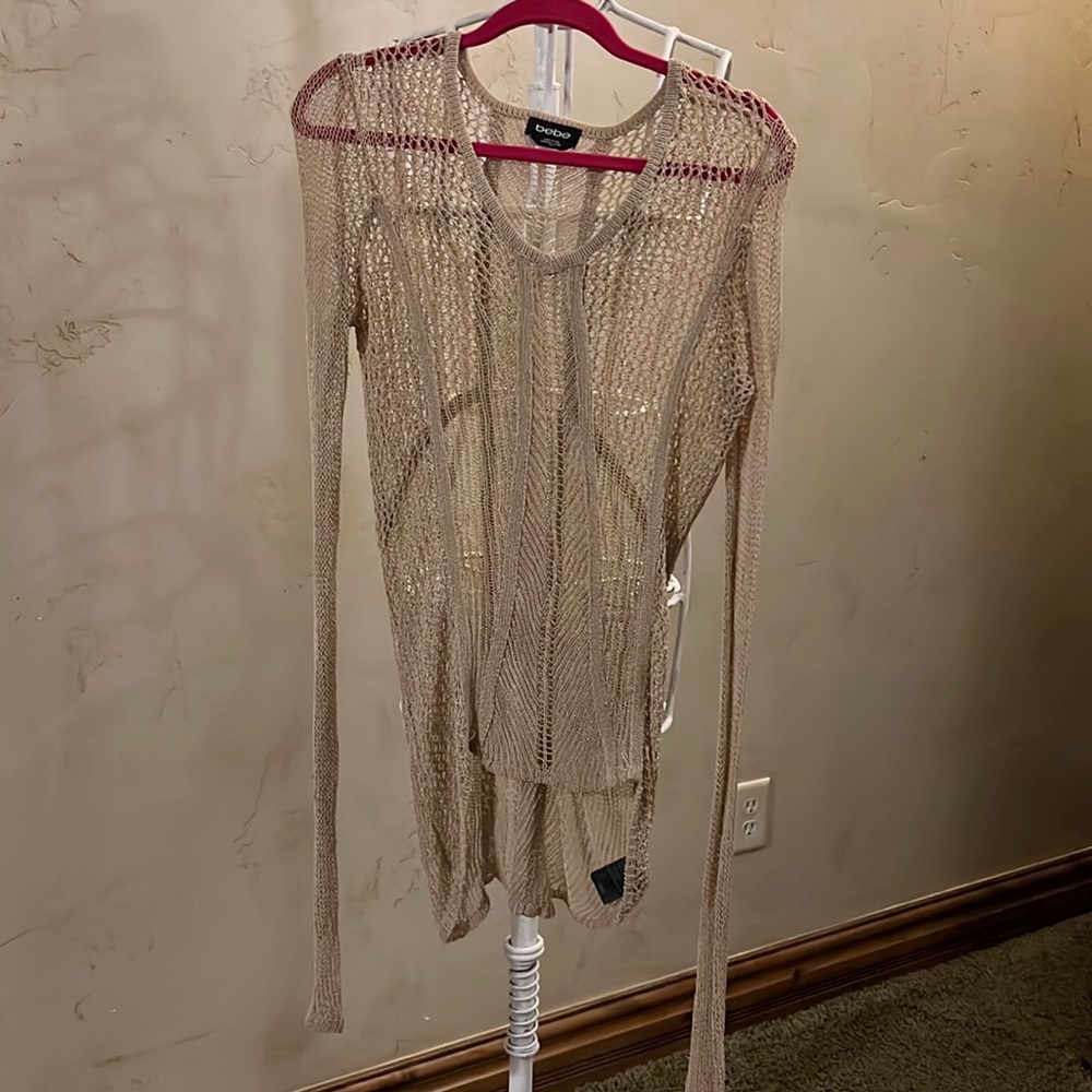 Bebe crochet sweater